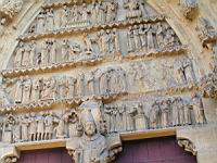 Reims - Cathedrale - Porche nord, Portail des Saints (03)